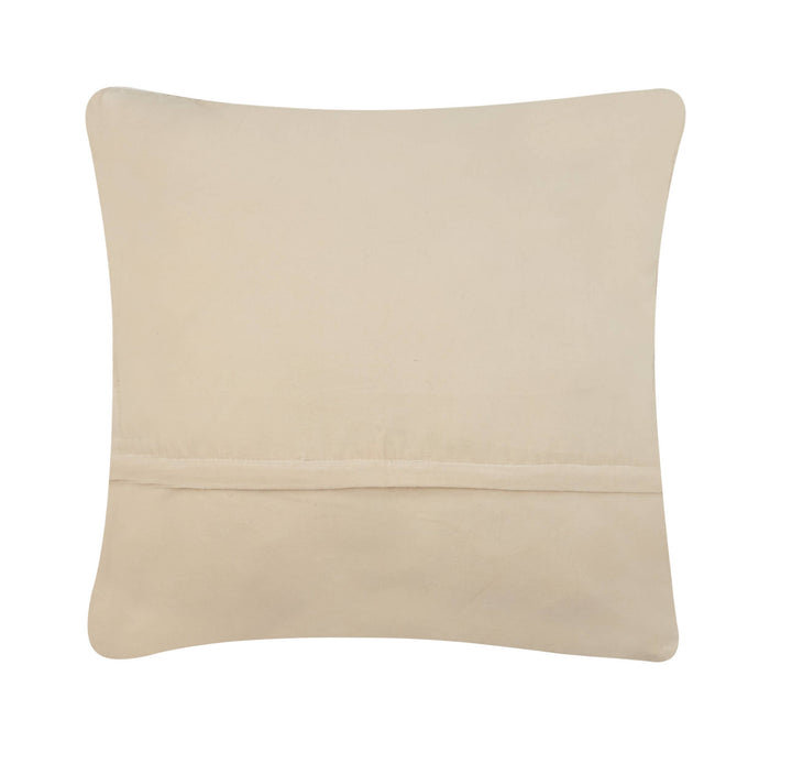 Farmhouse Floral Wool Hooked Pillow