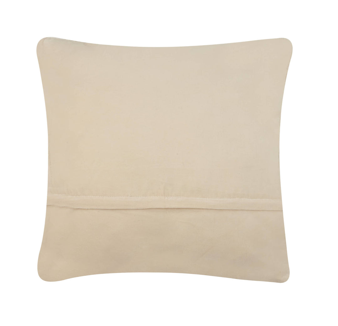 Dahlia Wool Hooked Pillow
