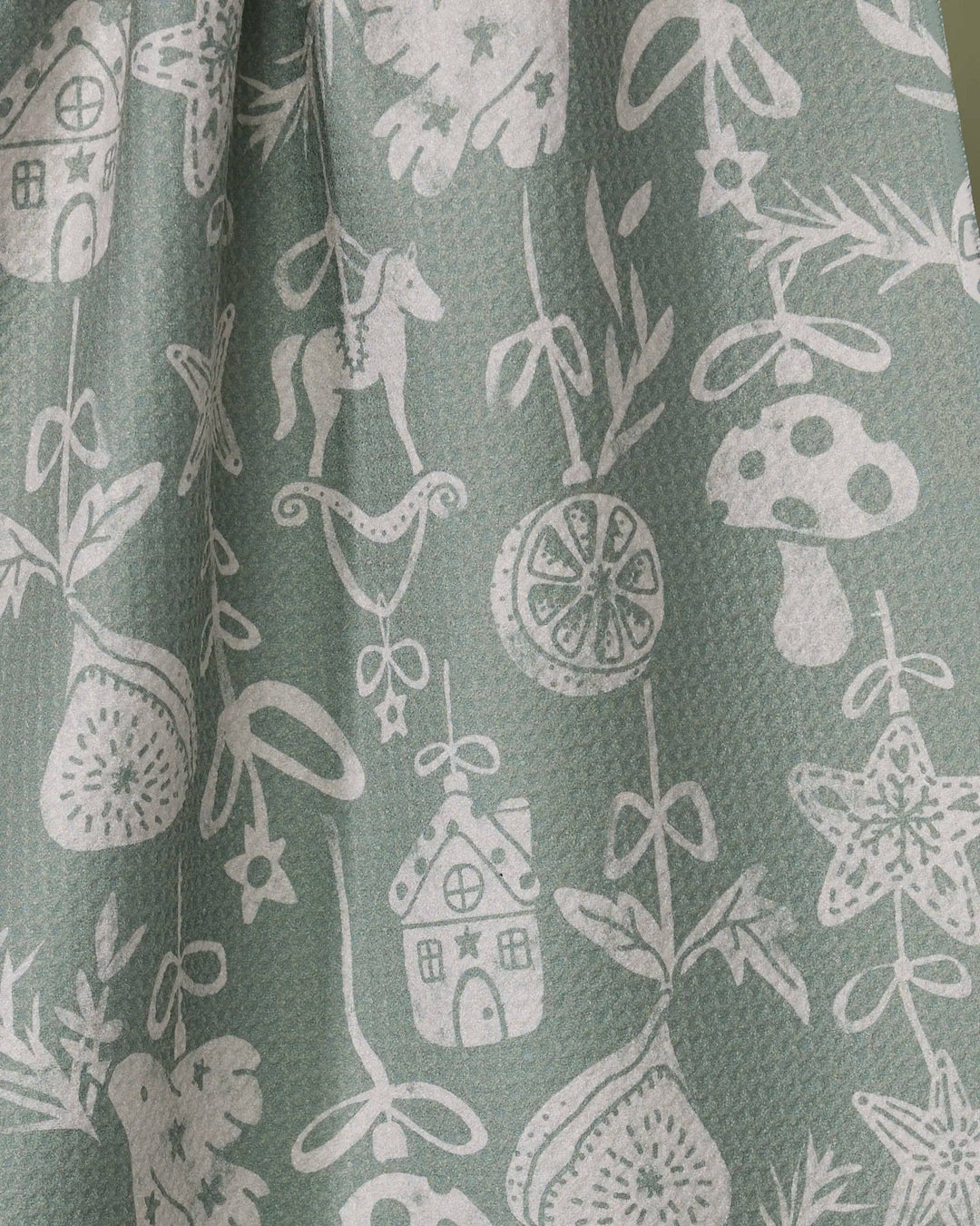 Cozy Ornaments Tea Towel