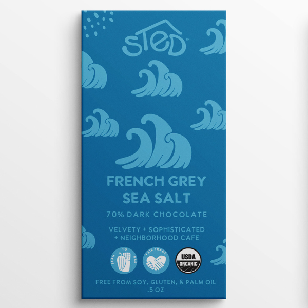 French Grey Sea Salt Mini Chocolate Bar