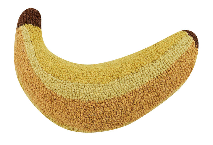 Banana Wool Hooked Pillow