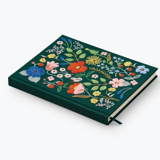 Strawberry Fields Embroidered Sketchbook - Merry Piglets