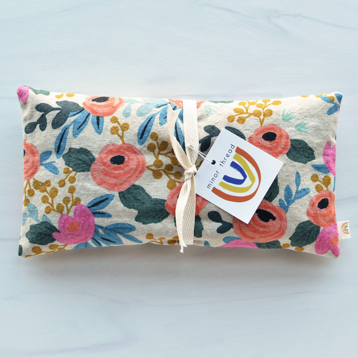 Lavender Eye Pillow: Rosa Pink Floral