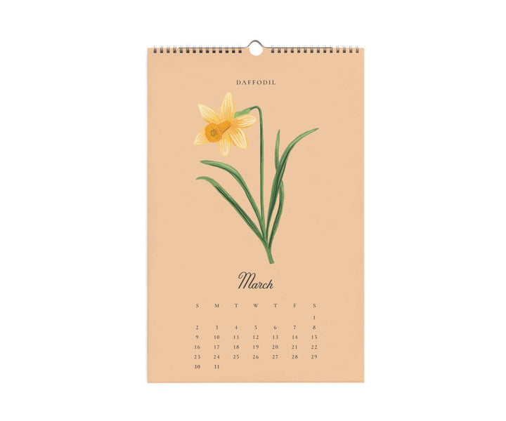 2025 Say It With Flowers Wall Calendar