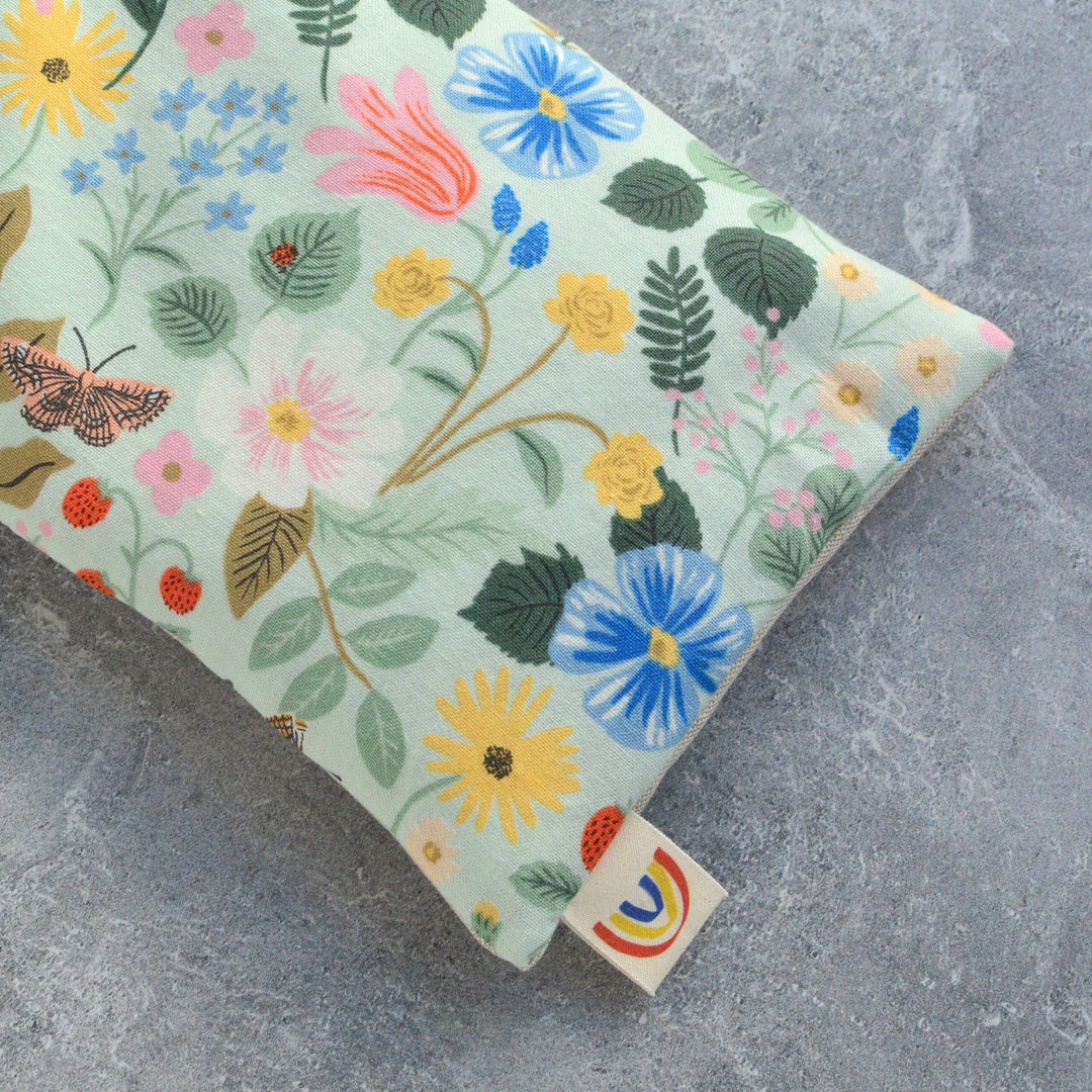 Weighted Lavender Eye Pillow: Mint Strawberry Fields