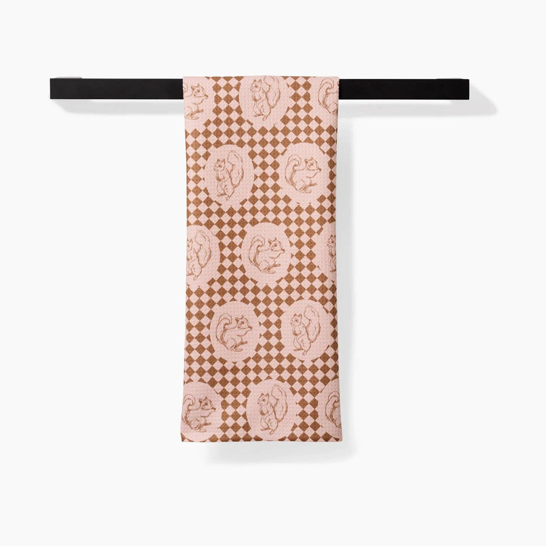 Nuts About You Geometry Tea Towel