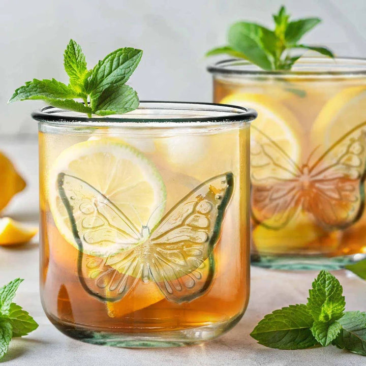 Butterfly Glass Tumbler
