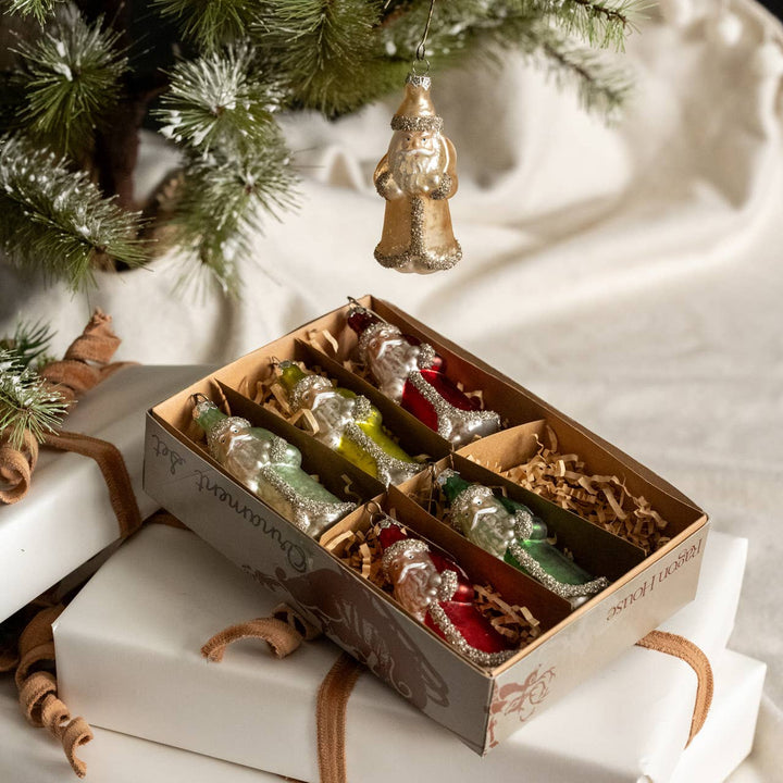 Santa Ornament Set