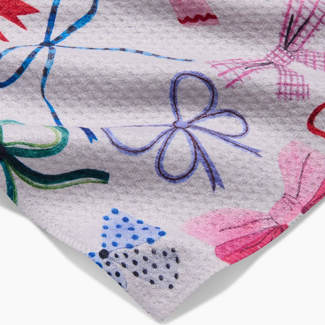 Bows Geometry Bar Towel