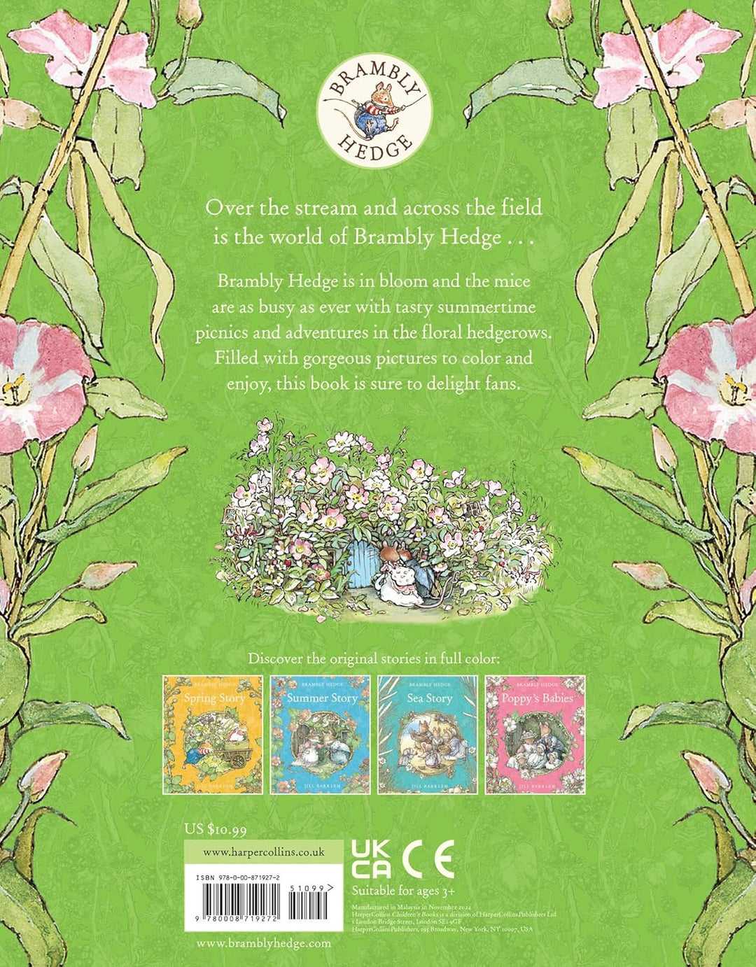 Brambly Hedge Nature Coloring Book