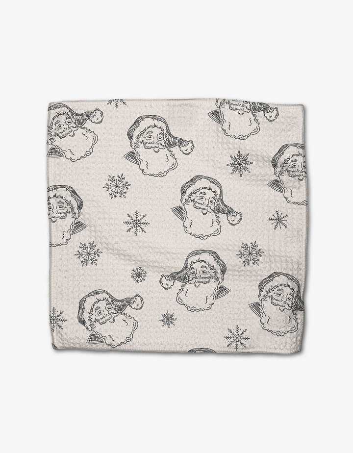 Christmas Santa Geometry Dishcloth Set