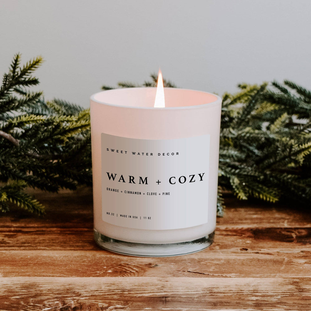 Warm + Cozy 11 oz Soy Candle - Merry Piglets