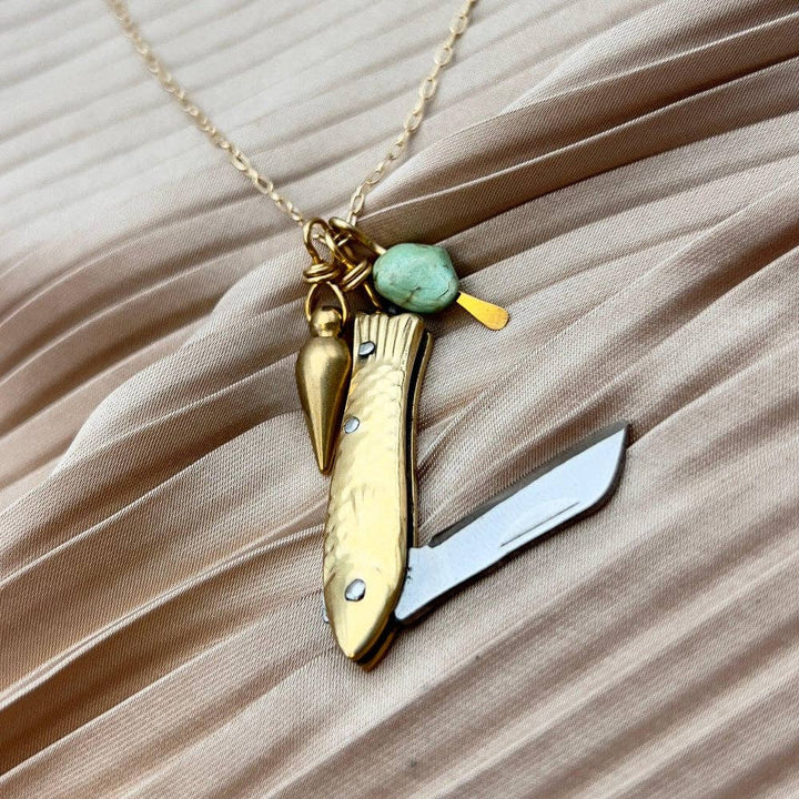 Gold Fish Billie Necklace