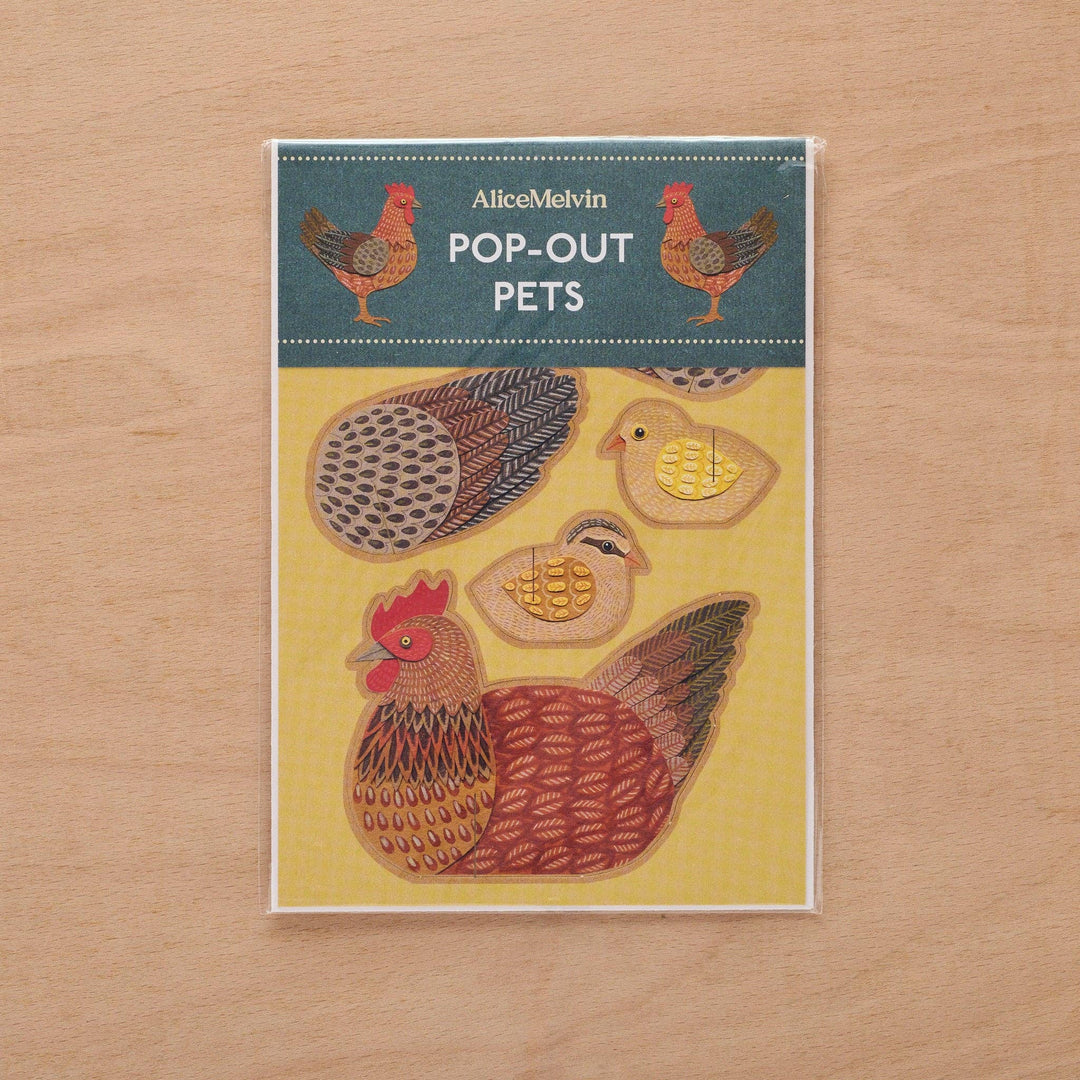 Pop-Out Chicken Greeting Card