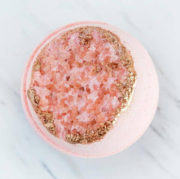 Crystal Geode Bath Bomb - Rose Quartz