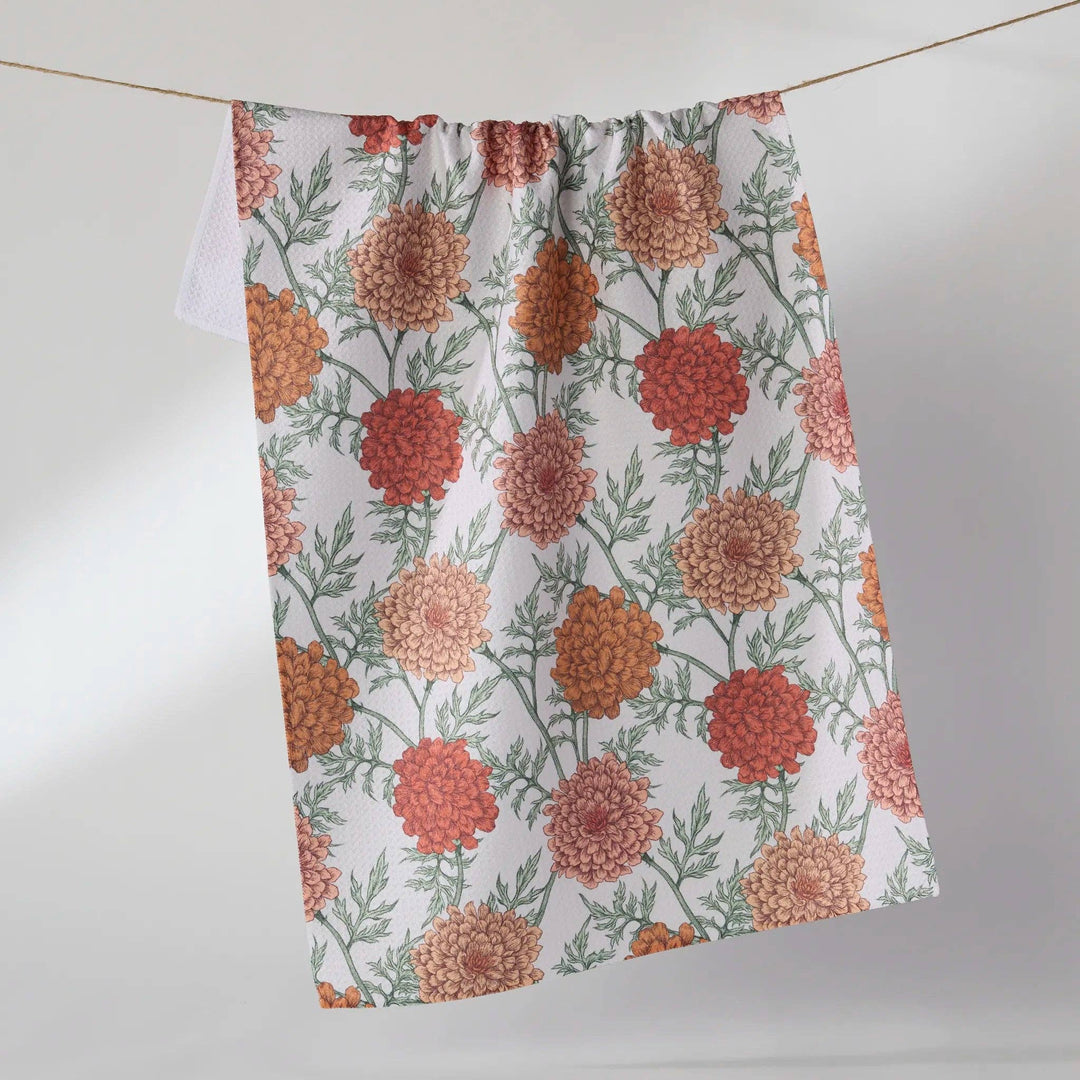 Marigold Manor Geometry Tea Towel