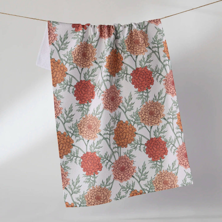Marigold Manor Geometry Tea Towel