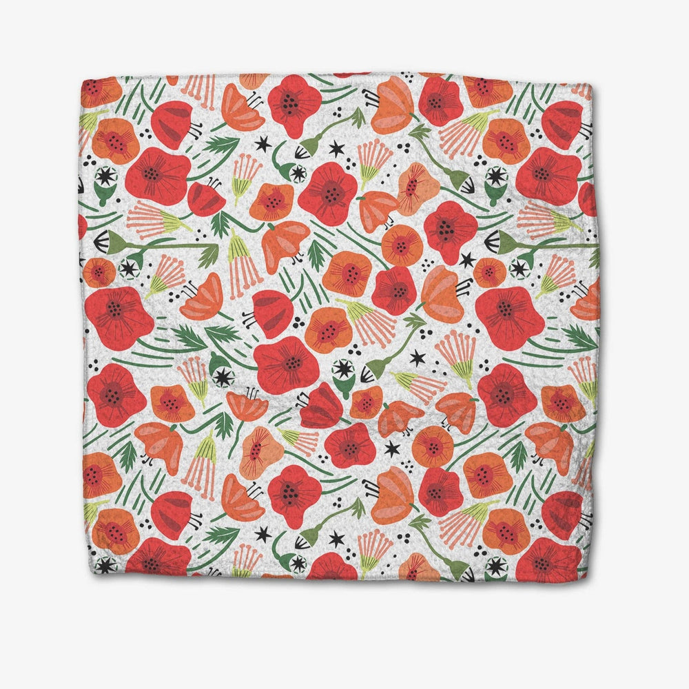 Geometry - Poppy Power Dishcloth Set - Merry Piglets