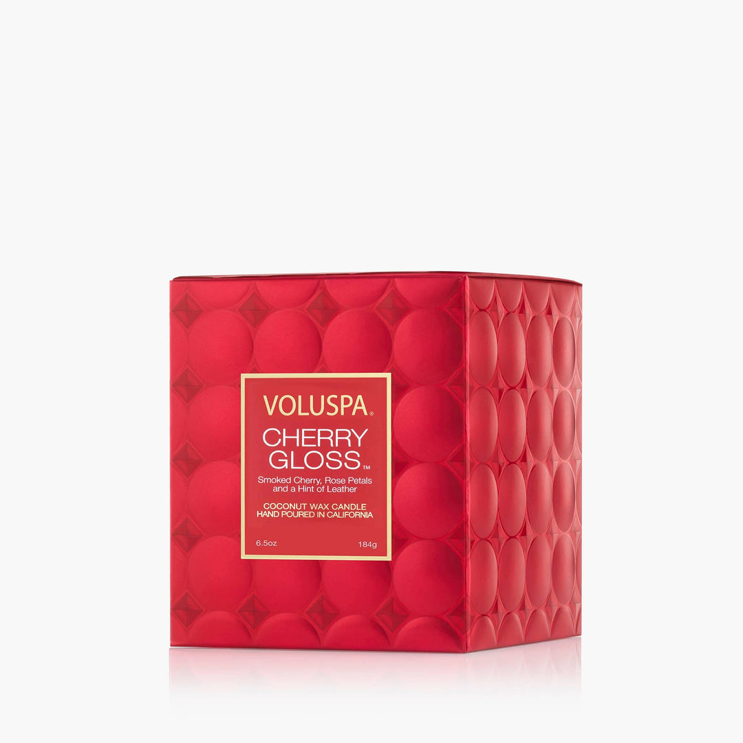 Cherry Gloss Boxed Candle