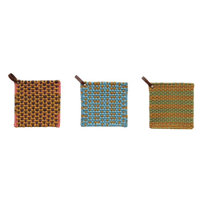 Woven Cotton Pot Holder