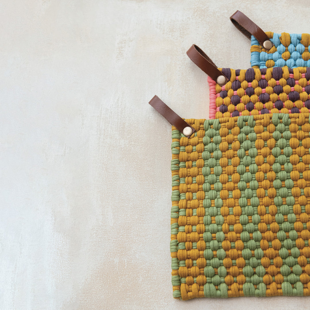 Woven Cotton Pot Holder
