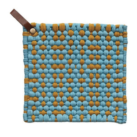 Woven Cotton Pot Holder
