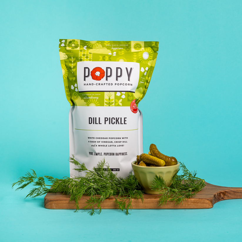 Dill Pickle Popcorn - Merry Piglets