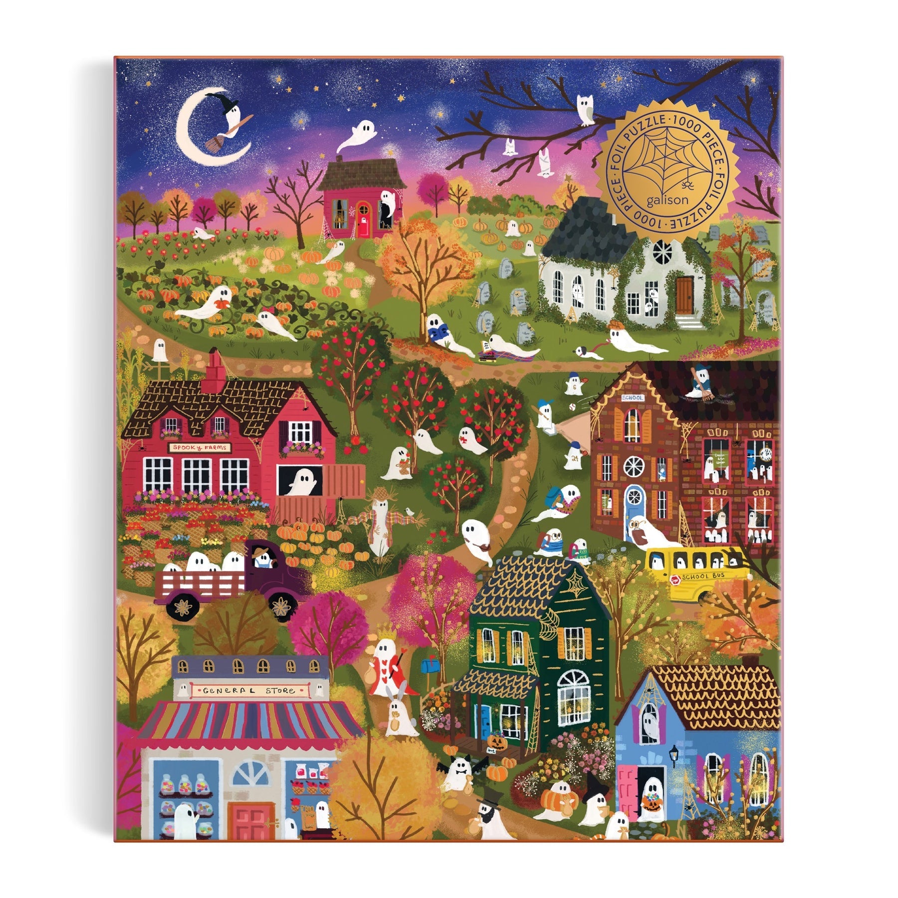 Spooky Village 1000 Piece Puzzle – Merry Piglets