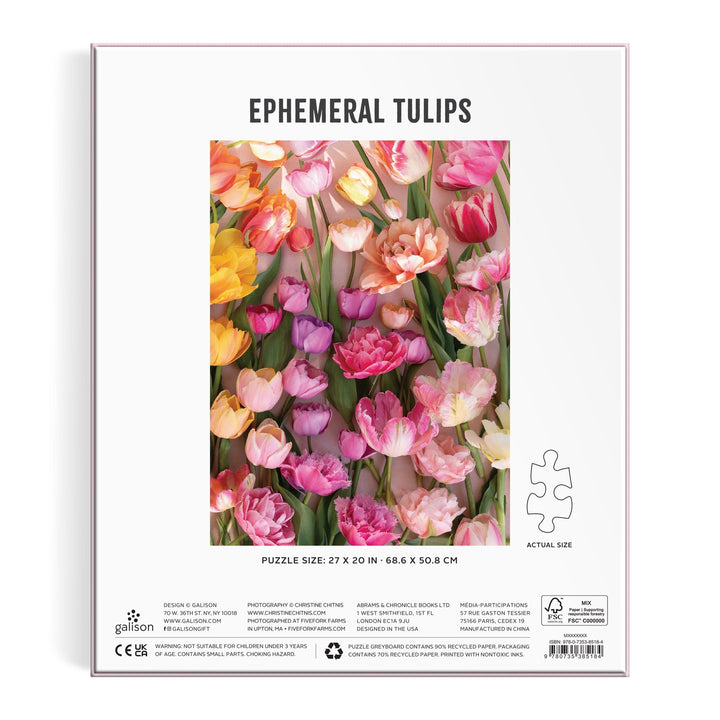 Ephemeral Tulips 1000 Piece Puzzle