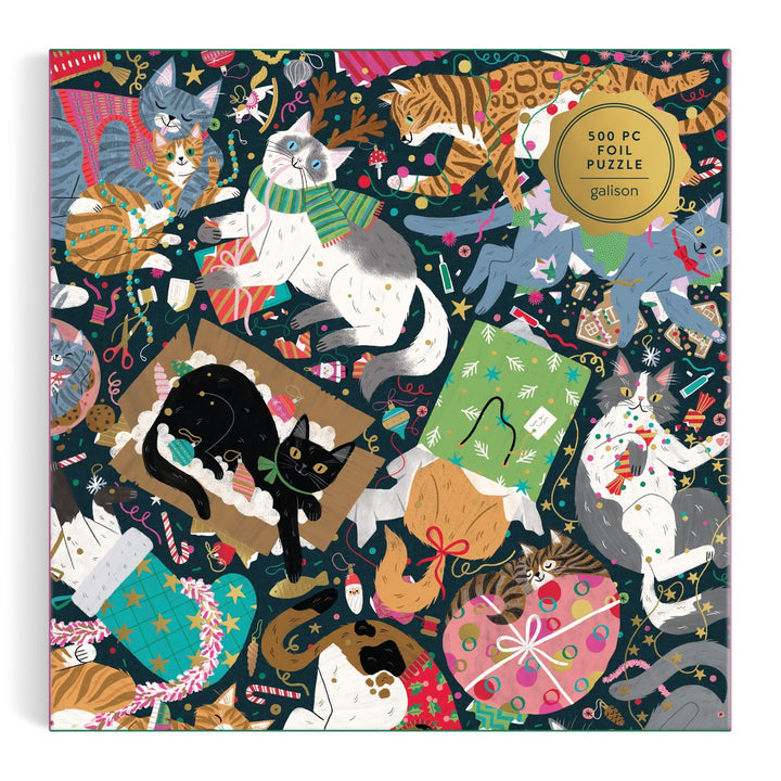 Catmas Chaos 500 Piece Puzzle