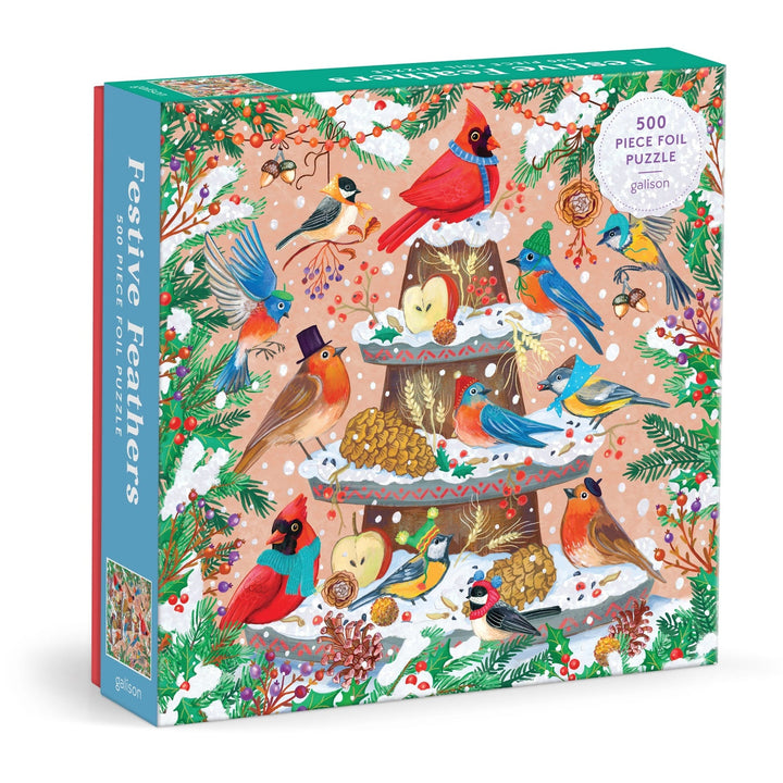 Festive Feathers 500 Piece Puzzlem