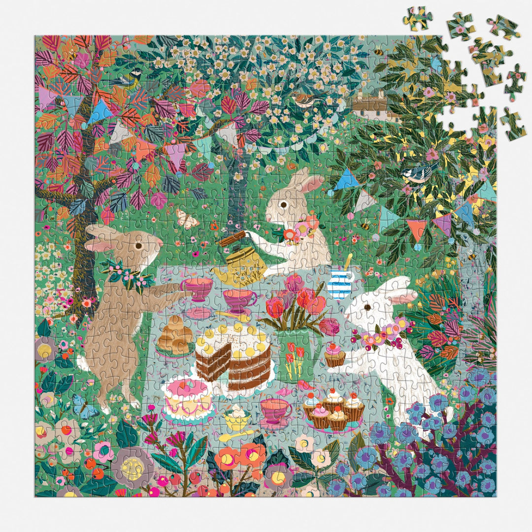 Spring Tea Party 500 Piece Puzzle