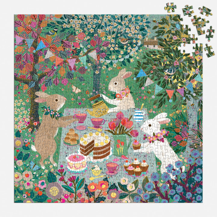 Spring Tea Party 500 Piece Puzzle