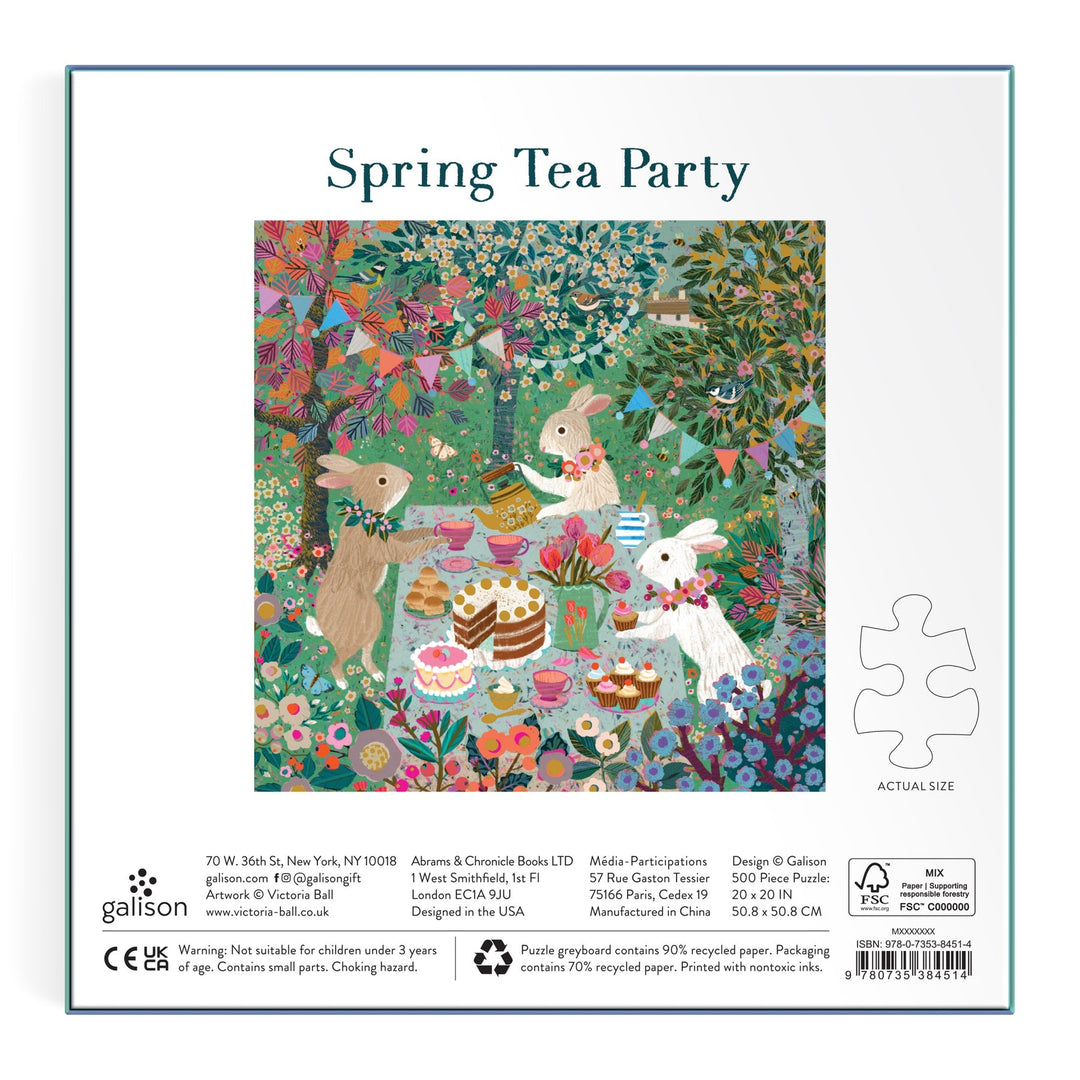 Spring Tea Party 500 Piece Puzzle