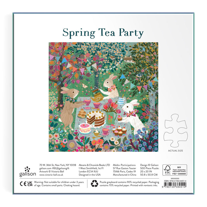 Spring Tea Party 500 Piece Puzzle