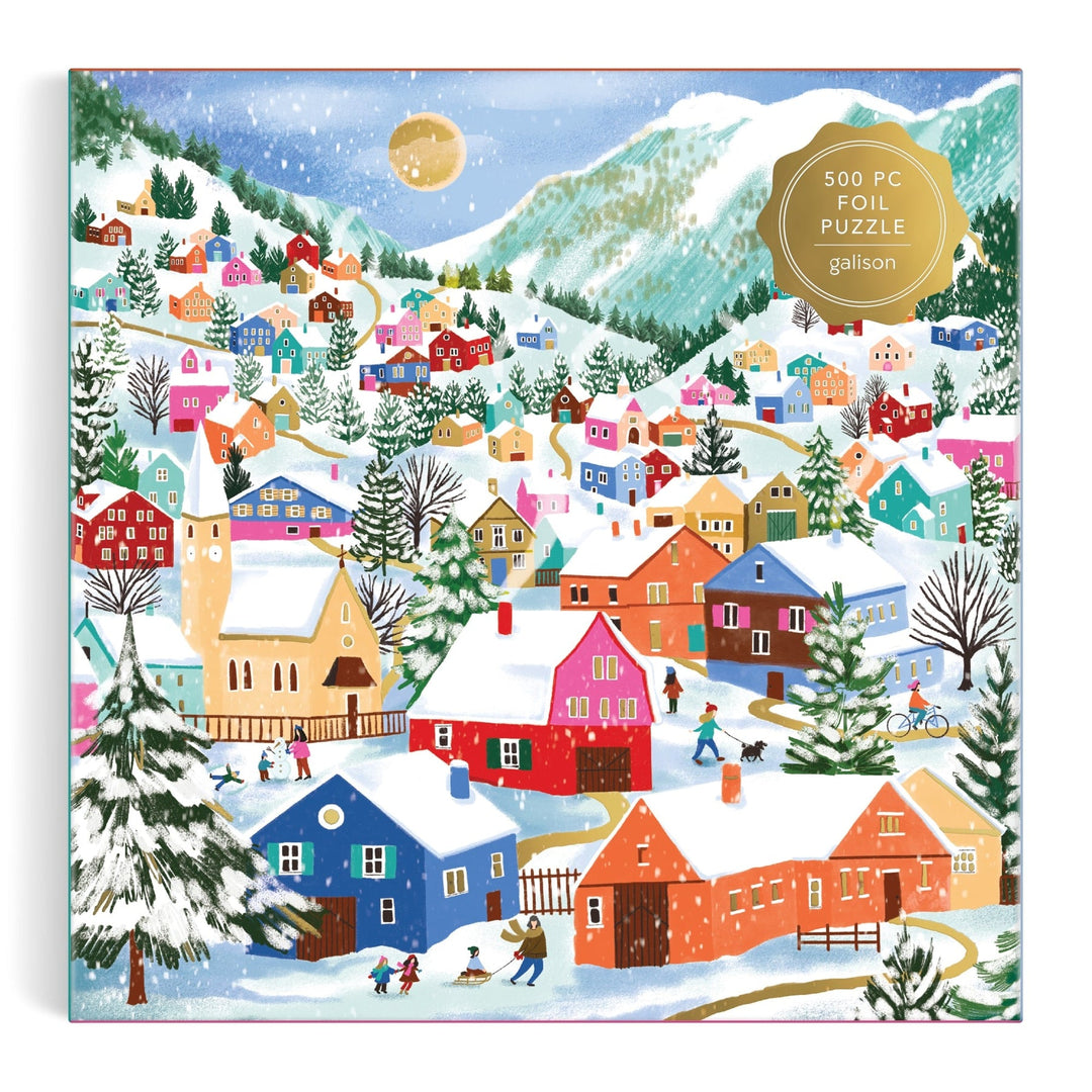 Swiss Alpine Village 500 Piece Puzzle