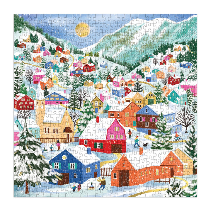 Swiss Alpine Village 500 Piece Puzzle