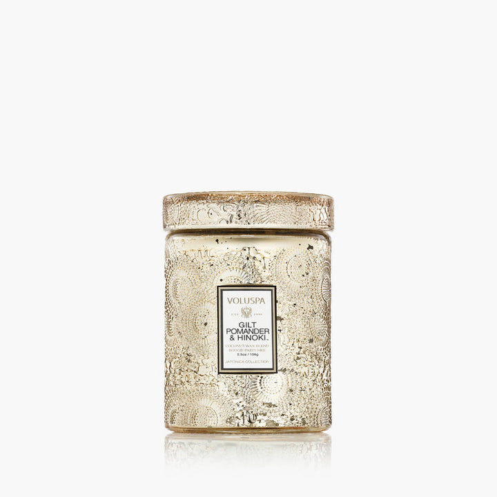 Gilt Pomander Hinoki Small Jar Candlen