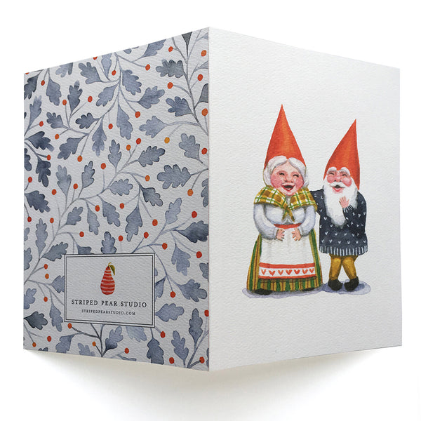 Happy Gnome Notes Notecards - Merry Piglets