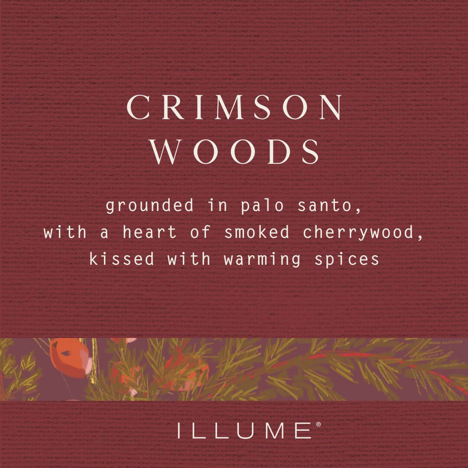 Crimson Woods Tin Candle