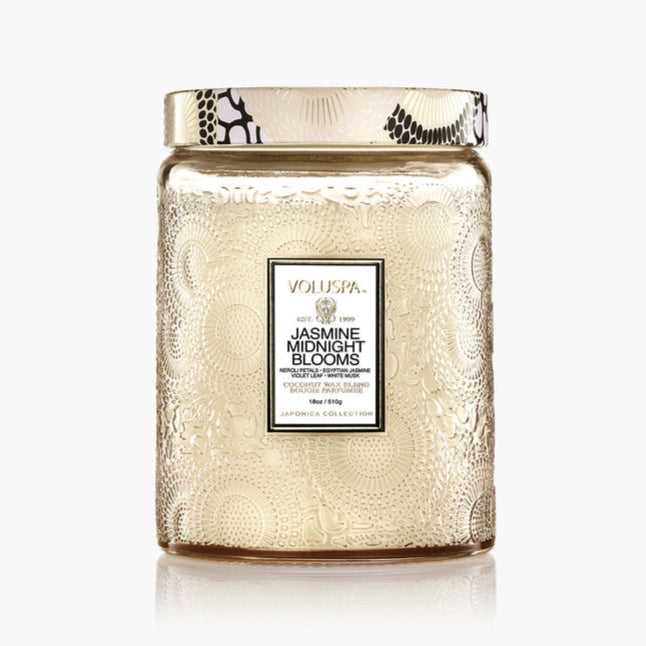 Jasmine Midnight Blooms Large Jar Candle