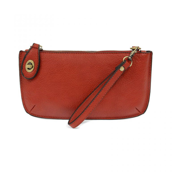 Crossbody Wristlet Clutch Cherry Red