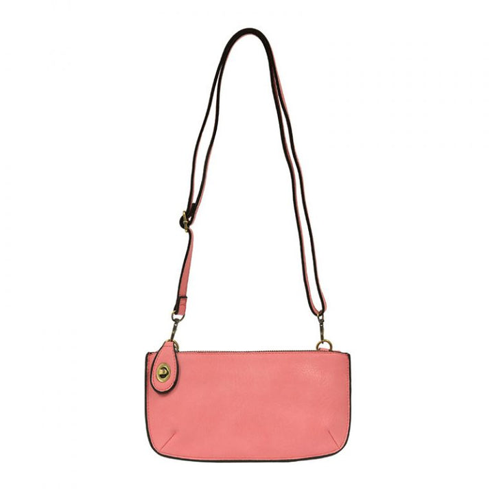 Crossbody Wristlet Clutch Flamingo Pink