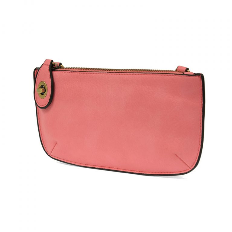 Crossbody Wristlet Clutch Flamingo Pink