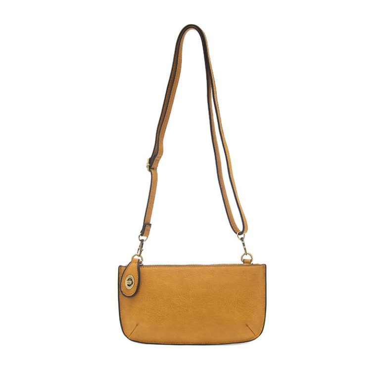 Crossbody Wristlet Clutch Honey