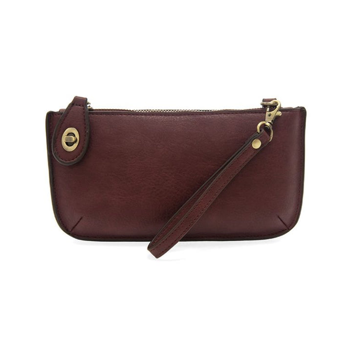 Crossbody Wristlet Clutch Red Violet