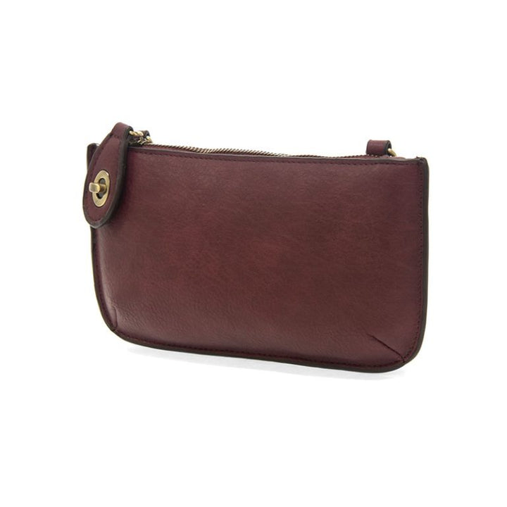 Crossbody Wristlet Clutch Red Violet