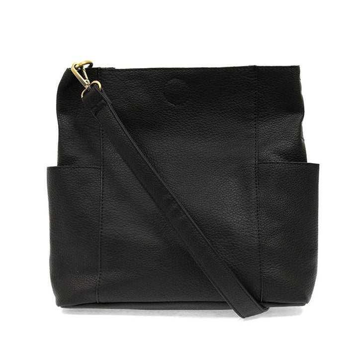 Kayleigh Crossbody Bucket Bag - Black