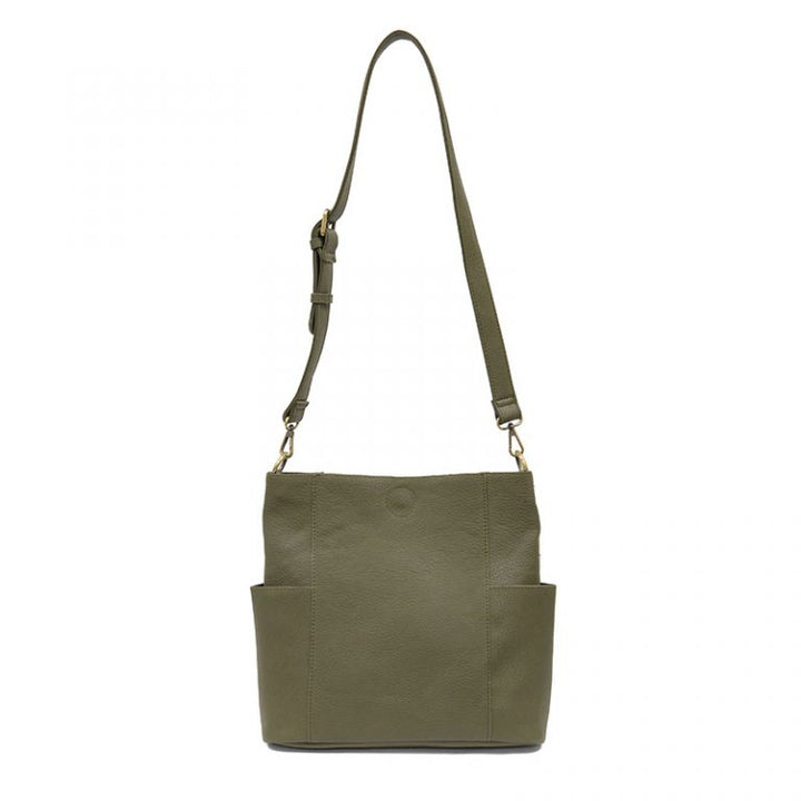 Kayleigh Crossbody Bucket Bag - Olive