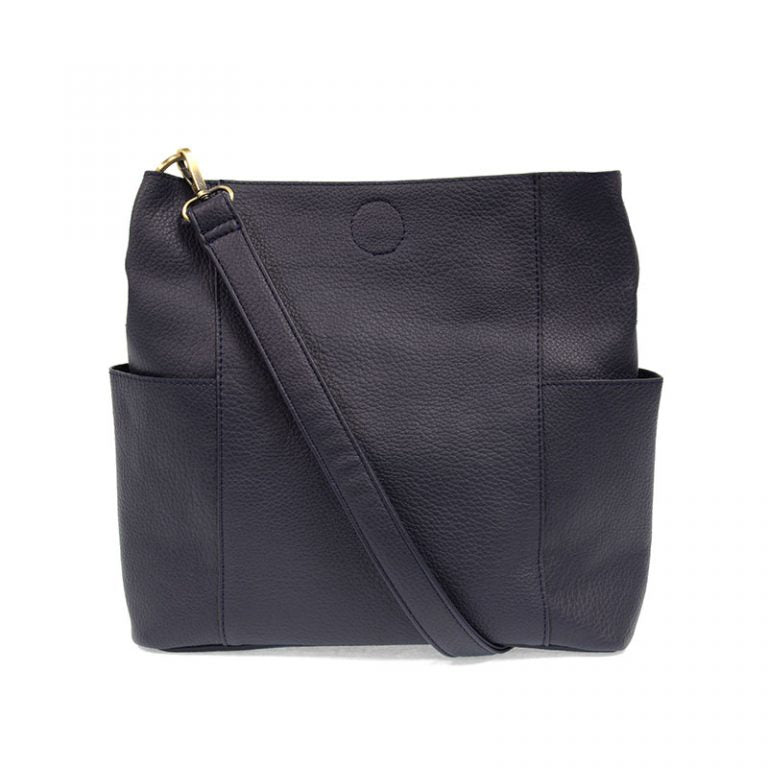 Kayleigh Crossbody Bucket Bag - Navy